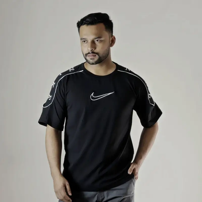 Black Nike Stylish DropShoulder