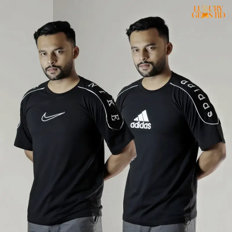 Black Combo Stylish DropShoulder